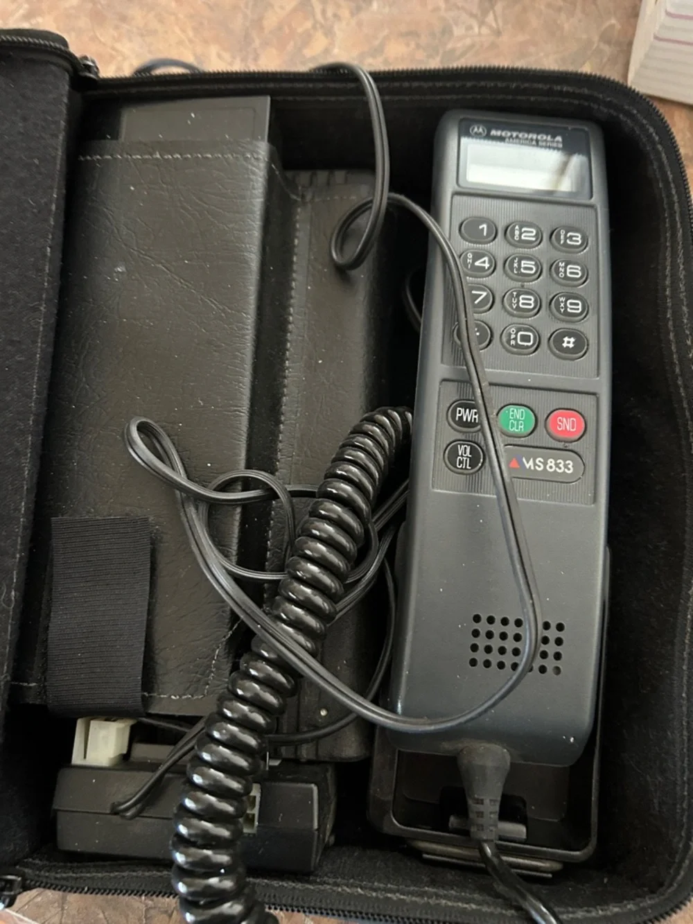 Vintage 1994 Motorola Deluxe Portfolio American Series Cellular Phone